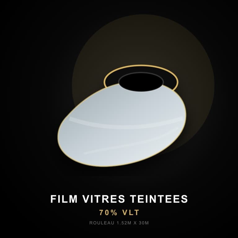 Film Vitres Teintées 70% VLT